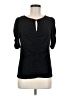 FRAME Black Short Sleeve Blouse Size M - photo 1