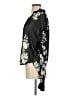 Pilcro 100% Polyester Floral Black Long Sleeve Blouse Size S - photo 5