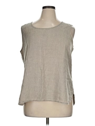 Flax Sleeveless Blouse (view 1)