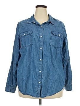 Boutique + Long Sleeve Button Down Shirt