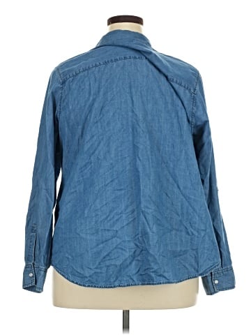 Boutique + Long Sleeve Button-Down Shirt (view 2)