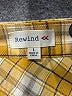 Rewind Plaid Yellow Casual Skirt Size L - photo 4