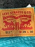 Levi's 100% Cotton Chevron-herringbone Teal Jeans Size 29 waist - photo 7