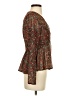 Zara Brown Long Sleeve Blouse Size S - photo 4