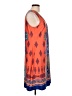 NY Collection Paisley Orange Casual Dress Size L - photo 4