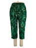 Anthology 100% Polyester Tropical Green Casual Pants Size XL - photo 1