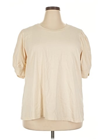 Lane Bryant 3/4 Sleeve T-Shirt (view 1)