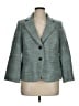 Escada 100% Cupro Tweed Teal Blazer Size EU 46 / US 16 - photo 1