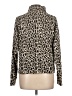 Ann Taylor LOFT Animal Print Brown Turtleneck Sweater Size L - photo 2