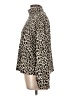 Ann Taylor LOFT Animal Print Brown Turtleneck Sweater Size L - photo 5