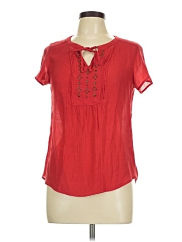 Liz Claiborne Short Sleeve Blouse (view 1)