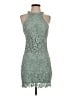 Lulus 100% Polyester Green Cocktail Dress Size S - photo 1