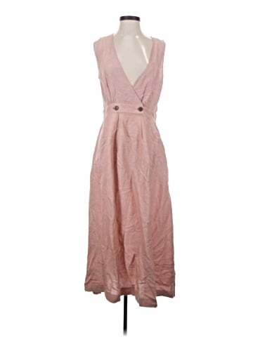 Madewell Button-Waist Wrap Midi Dress (view 1)