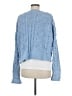Moon & Madison 100% Polyester Blue Cardigan Size M - photo 2