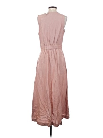 Madewell Button-Waist Wrap Midi Dress (view 2)