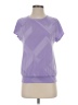 Brooks 100% Polyester Argyle Purple Active T-Shirt Size S - photo 1