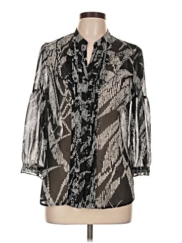 AK Anne Klein 3/4 Sleeve Blouse (view 1)