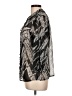 AK Anne Klein 100% Polyester Animal Print Silver 3/4 Sleeve Blouse Size L - photo 5