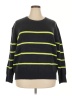 Davi & Dani Stripes Black Pullover Sweater Size 2X - photo 1