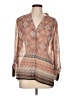 Violet & Claire 100% Polyester Brown Long Sleeve Blouse Size L - photo 1