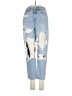 American Eagle Outfitters 100% Cotton Graphic Blue Jeans Size 0 - photo 1
