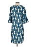 Assorted Brands Print Blue Casual Dress Size S - photo 2
