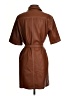 STAUD 100% Polyester Brown Casual Dress Size S - photo 2