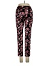 Ann Taylor Floral Black Casual Pants Size 0 Petite - photo 2