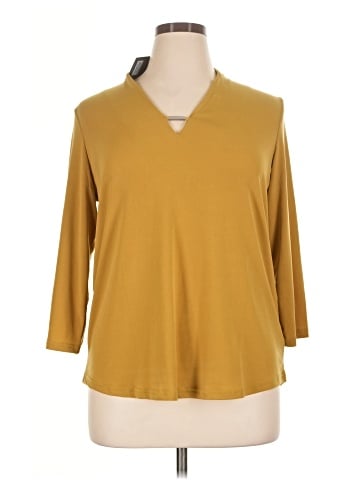 Jones New York 3/4 Sleeve T-Shirt (view 1)