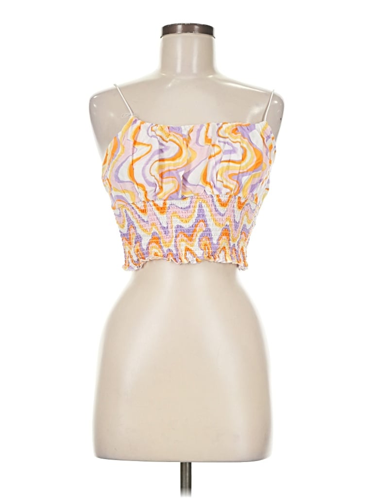 Pre-owned La Hearts Sleeveless Blouse In Orange
