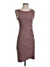Leith Solid Burgundy Casual Dress Size S - photo 1