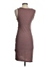 Leith Solid Burgundy Casual Dress Size S - photo 2
