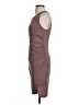 Leith Solid Burgundy Casual Dress Size S - photo 5