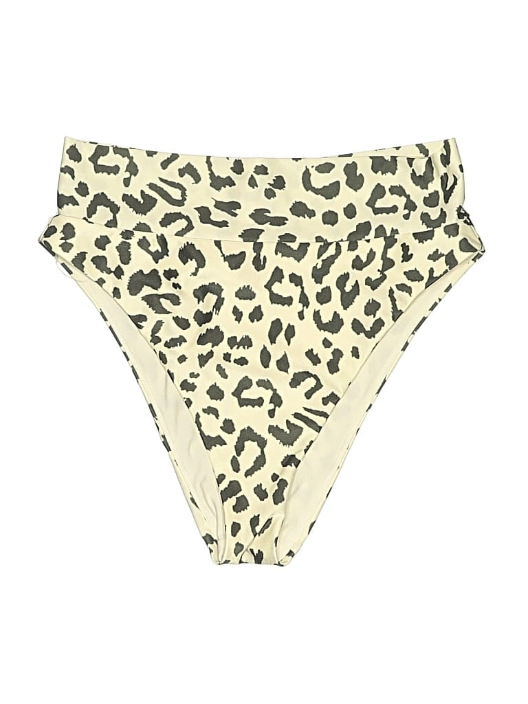 Pre-owned Aerie Swimsuit Bottoms In Ivory