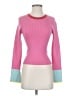 Alice + Olivia Color Block Pink Wool Pullover Sweater Size S - photo 1