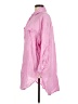 Zara Pink 3/4 Sleeve Button-Down Shirt Size M - photo 5