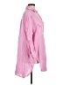 Zara Pink 3/4 Sleeve Button-Down Shirt Size M - photo 4