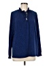 MICHAEL Michael Kors Blue Long Sleeve Blouse Size M - photo 1