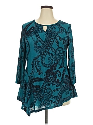 Dana Buchman 3/4 Sleeve Blouse (view 1)