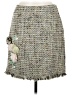 Worth Tweed Green Casual Skirt Size 8 - photo 1