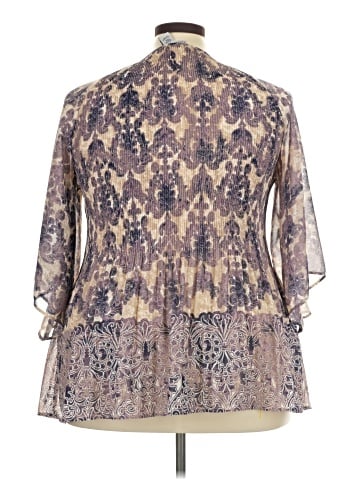 Catherines 3/4 Sleeve Blouse (view 2)