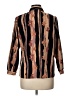 Assorted Brands Stripes Brown Long Sleeve Button-Down Shirt Size 11 - photo 2