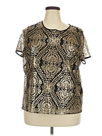 Jaclyn Smith Short Sleeve Blouse (view 1)