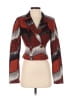 Chen Burkett Chevron-herringbone Red Blazer Size S - photo 1