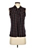Tommy Hilfiger Polka Dots Black Sleeveless Blouse Size S - photo 1