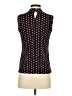 Tommy Hilfiger Polka Dots Black Sleeveless Blouse Size S - photo 2