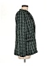 Ann Taylor 100% Polyester Tweed Green Blazer Size 6 - photo 4