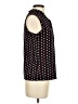 Tommy Hilfiger Polka Dots Black Sleeveless Blouse Size S - photo 4