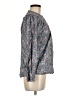 Bishop + Young 100% Cotton Paisley Blue Long Sleeve Blouse Size M - photo 4