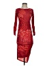 Patrizia Pepe 100% Polyester Red Cocktail Dress Size Sm (1) - photo 1